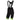 Black-Green Bib-Shorts Men