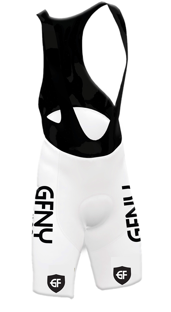 Black-White Bib-Short Men